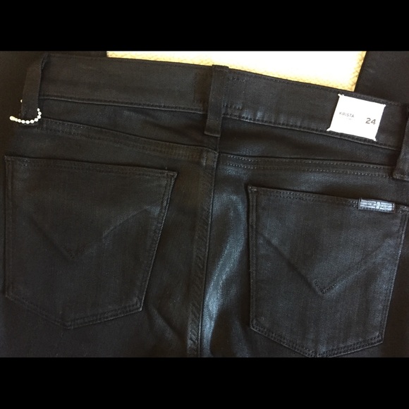 Hudson Women’s Skinny Black Jeans - Picture 5 of 7